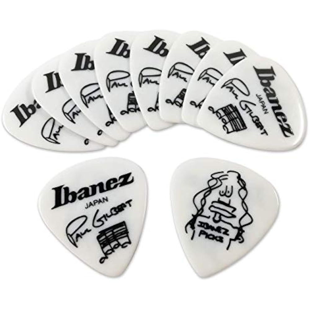 IBANEZ 1000PG-WH Медиаторы Пола Гилберта (10-Pack)