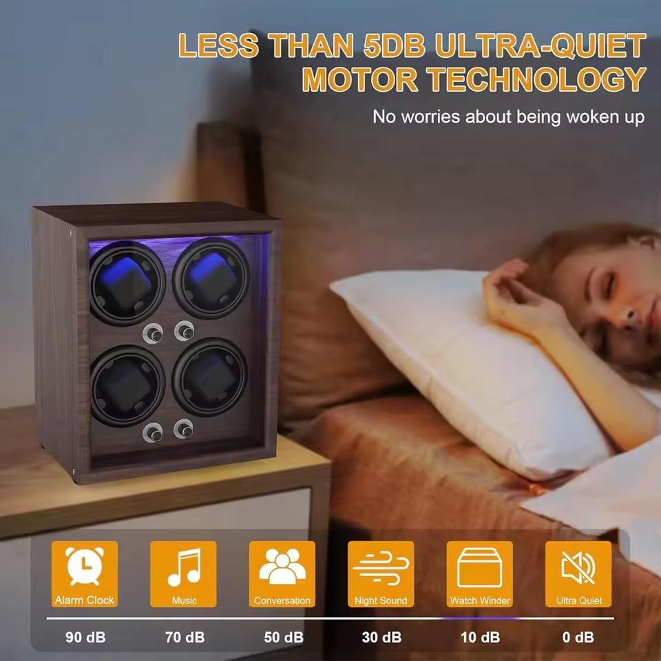 Black walnut single table vertical automatic mechanical watch watch shaker electric watch box meter shaker unisex