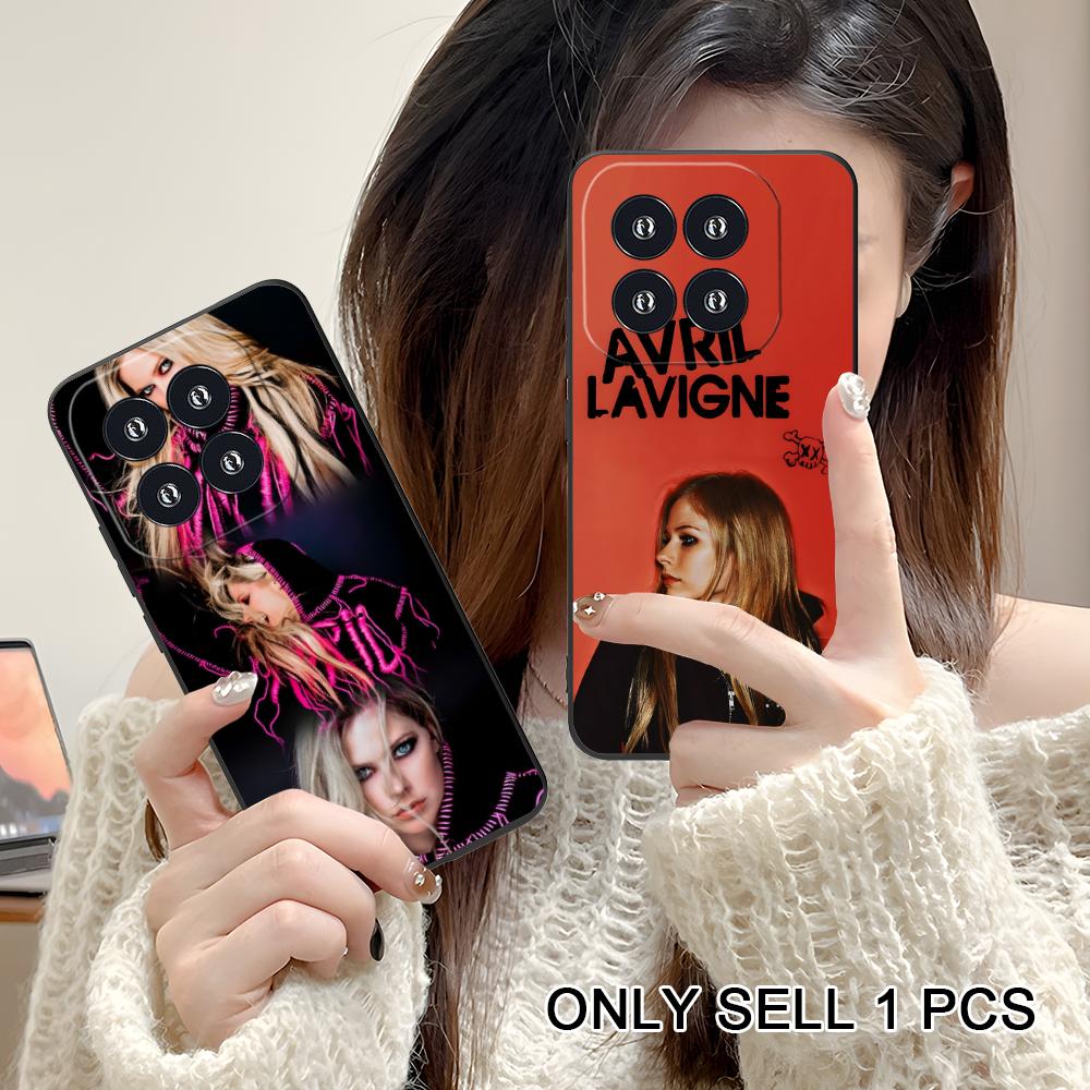 Avril Lavigne Matte TPU Mobile Phone Case for Xiaomi 15 14 13 12 Mi 11 T Ultra Lite Pro S X 5G Colorful Printing Cover