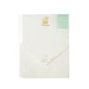 Elegant Textured Gold Foil Love Letter Set with Envelopes for Romantic Confessions and Greetings