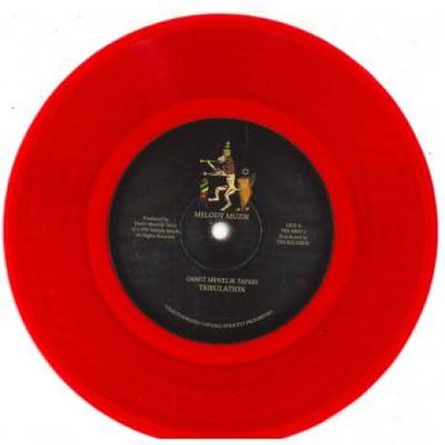 7-Zoll-Schallplatte DAWIT MENELIK TAFARI - Tribulation TRSMM75 Melody Muzik 2022 UK Reggae, Ska & Dub