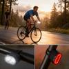 Front Rear Bike Lights Rechargeable Bicycle Cycling USB Flashlight for Bicycle Lighting Front/Rear/Set Bike Lantern Accessories