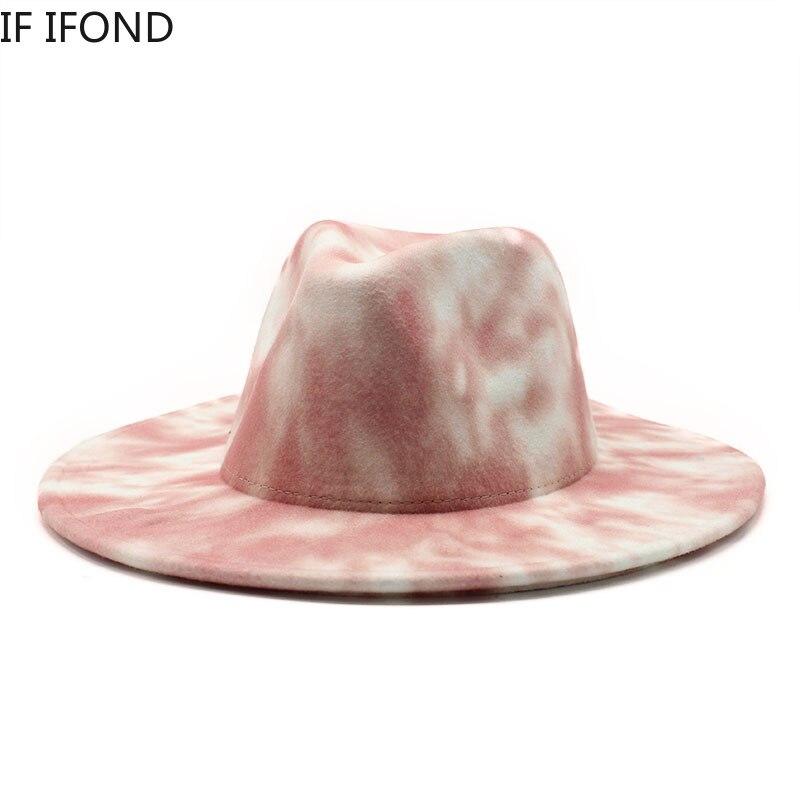 Spring Designer Fedora Hat 2021 Tie Dye 