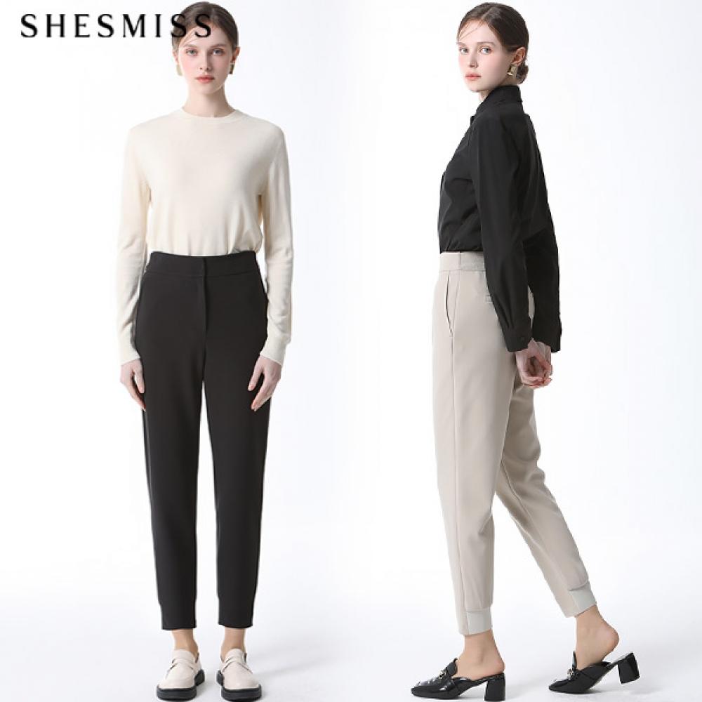 

Она S Miss Jogger Banding PantS DARK GRAY (DG)/55