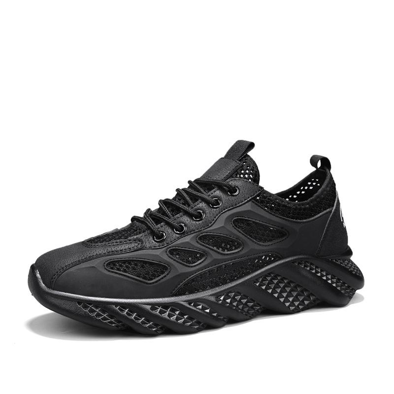 

Mesh shoes men s shoes summer new men s mesh hollow breathable casual shoes lace-up sports shoes trend traceability shoes men 44