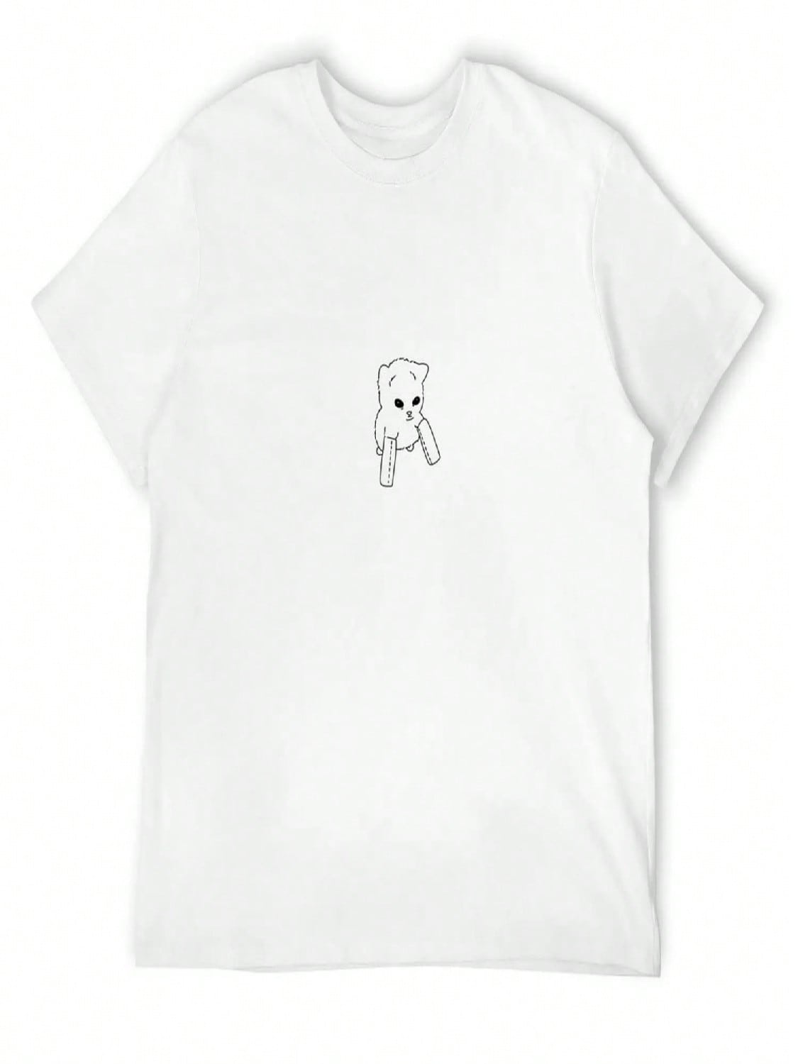 Tater Tot - Bonkers T-Shirt Boys Animal Print Summer 2025 Funny Gifts Clothing Black T Shirts For unisex S разноцветный
