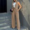 European and American Fashion Suit: Vest Waistcoat & Wide-Leg Pants Set