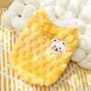 Fce Lined Dog Clothes Pulling Harn Autumn Winter Sle for Teddy Pomeranian s Pet Supplies Casual Tee Color White ...
