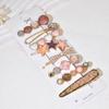 Korean Celebrity BB Hair Clip Set - Pearl Bow & Bangs Accessories