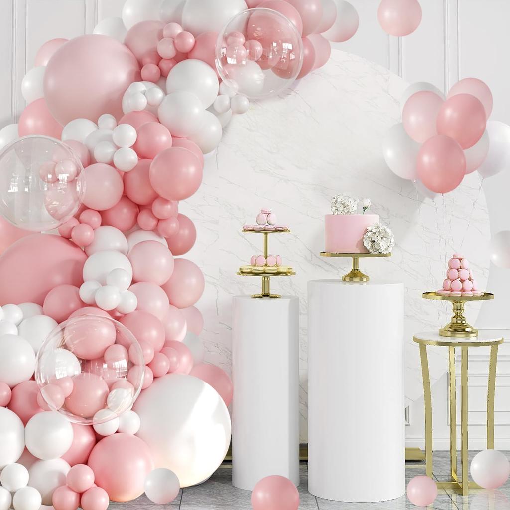 Pink and Blue Balloon Arch Garland Set Birthday Gift Wedding Anniversary Bridal Party Decoration Room Decoration