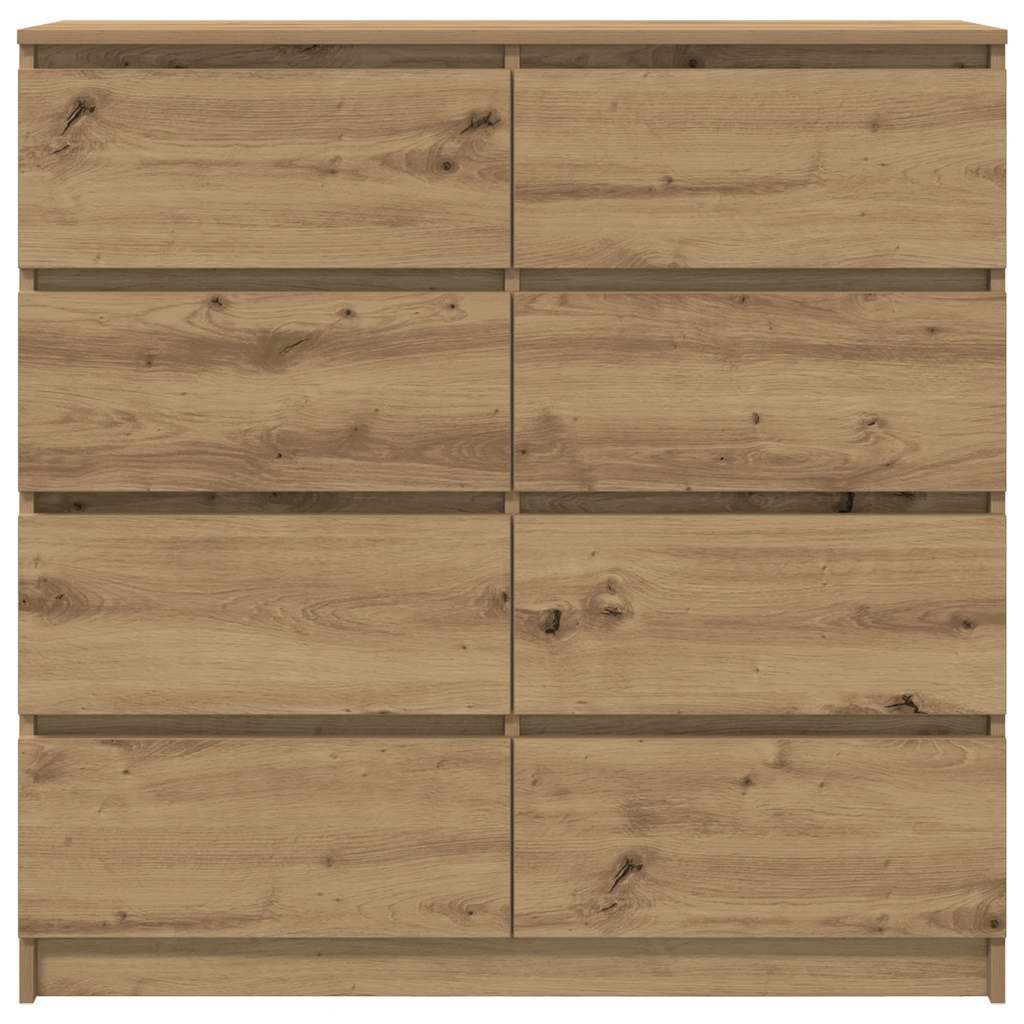 Artisan Oak Sideboard 100 x 35 x 99 cm Engineered Wood