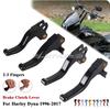 Motorcycle 2/3 Finger Short Handle Control Lever Brake Clutch Levers for Touring Road King Electra Street Glide 2017-2020