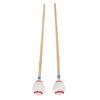 2Pcs Marimba Yarn Mallets Soft Comfortable Handle Medium Hard Heads Yarn Marimba Mallets Head for Instrument Playing