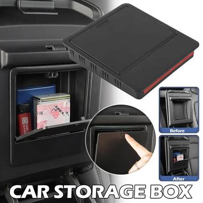 Car Armrest Holder Box Center Console Organizer Armrest Hidden Storage Box Accessories For Tesla Model 3 Model Y 2023 2022 2021