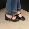 Fashion 2024 Fashion Women's Shoes Shallow Women's High Heels Hot Sale Buckle Strap Dress Pumps Women New Solid Heels Womenzapatos Mujer