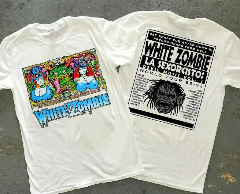 White Zombie 92-93 Music Tour Unisex T-Shirt Gift For All Fans S-5XL Unisex T-Shirt XXXXL