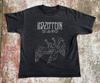 Led Zeppelin Logo T-Shirt Klassische Rockband Unisex Schwarzes T-Shirt Größe S-5XL
