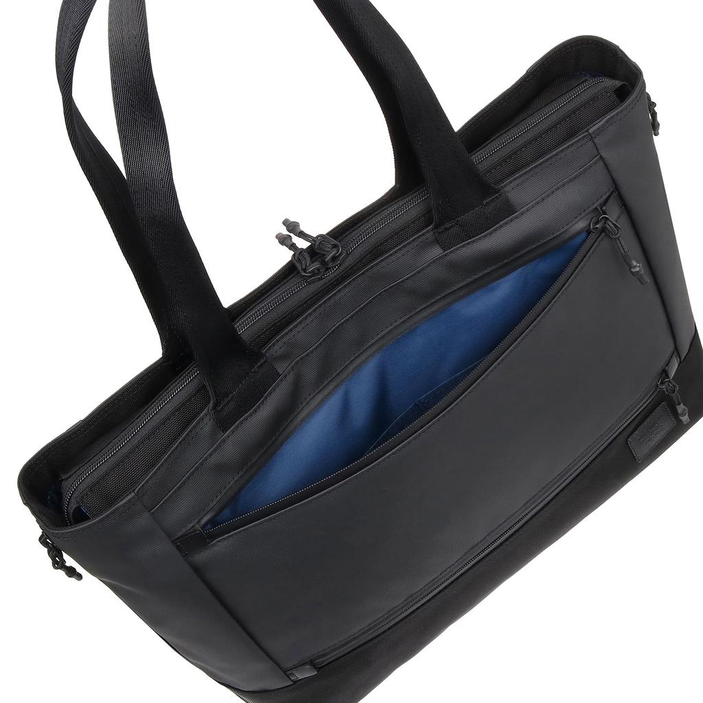 Tote bag for B4 size inch PC storage bag Polycarbonate film processing business bag Black [Macintosh Philosophy] men, compatible, 14.0 [Trotter 5]