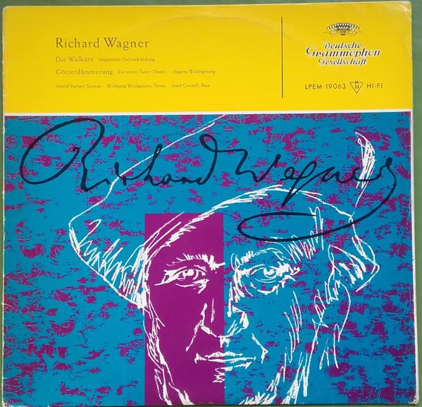 

LP Record RICHARD WAGNER ASTRID VARNAY WOL Die Walkre Gtterdmmerung 19063 Deutsche Grammo 1962 Germany Classical Used