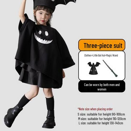 Junran Halloween Kinder Geisterkostüm Umhang und Cape für Jungen und Mädchen