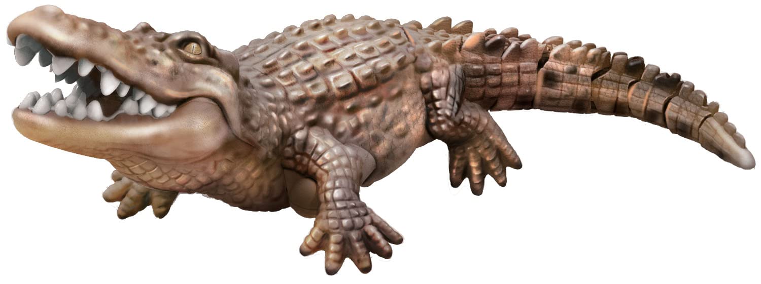 DOYUSHA 2,4 ГГц Радиоуправляемый Крокодил Коричневый Электрический Радиоуправление 00587