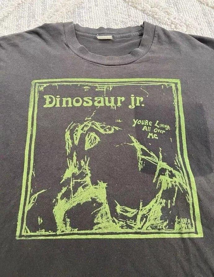 Men's Cotton T-Shirt, Quick Dry Breathable, Summer Casual Wear Dinosour JR Shirt Dinosaur Jr Rock Band Black T-shirt Unisex S-5XL FF17