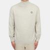Maison Kitsune Solid Color Fitted Long Sleeve Pullover Sweater Men Sweater Gray LM00812KT1036H120