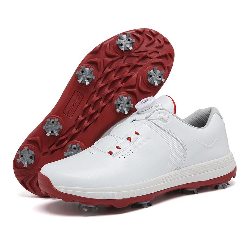 Nové golfové boty Pánské lehké golfové oblečení pro muže Pohodlné golfové boty Protiskluzová vycházková obuv