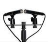 ZOOM Pencil-Type Condenser Microphone 2-pack ZPC-1. Stereo Recording, Drum Overhead, Acoustic Guitar, Instrument Pickup. Black.