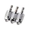 3-Jaw Hex Shank Drill Chuck Adapter Wear Resistant Universal Converter for Pneumatic Drill Handyman Home Repair Jobs