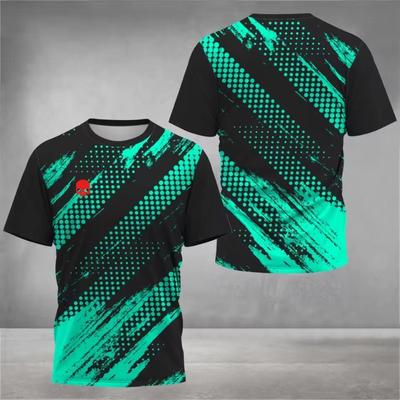 Men's T-Shirts Crew Neck Short Sleeve Colourful Print Tennis Running T-Shirt Casual Comforts Outdoor Sportswear Tops