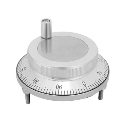 Volante de mano CNC de 80 mm 6 pines 5 V 100 PPR Generador de pulsos manuales Codificador rotatorio