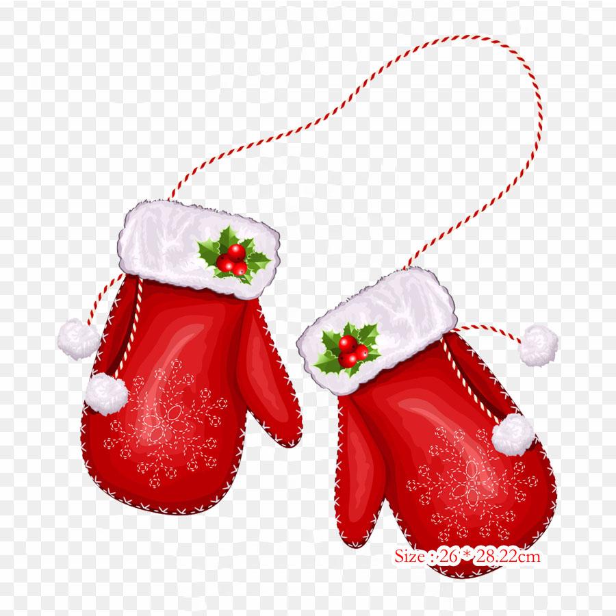 Christmas Minimalist Print Cross Stitch Christmas Day Iron on Heat Transfer Printing Vinyl Patches Sticker for Clothes DIY Appliques Washable Patches