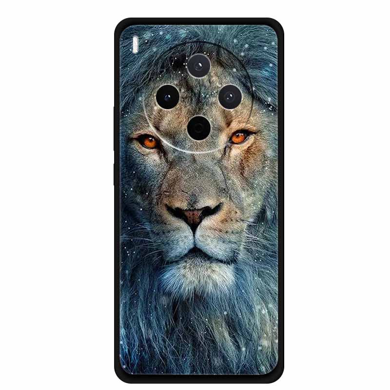 For vivo Y500 Pro 5G Case Flowers Soft Silicone TPU Phone Cases for vivoY500 Pro Shockproof Cool Wolf Animals Protective Cover