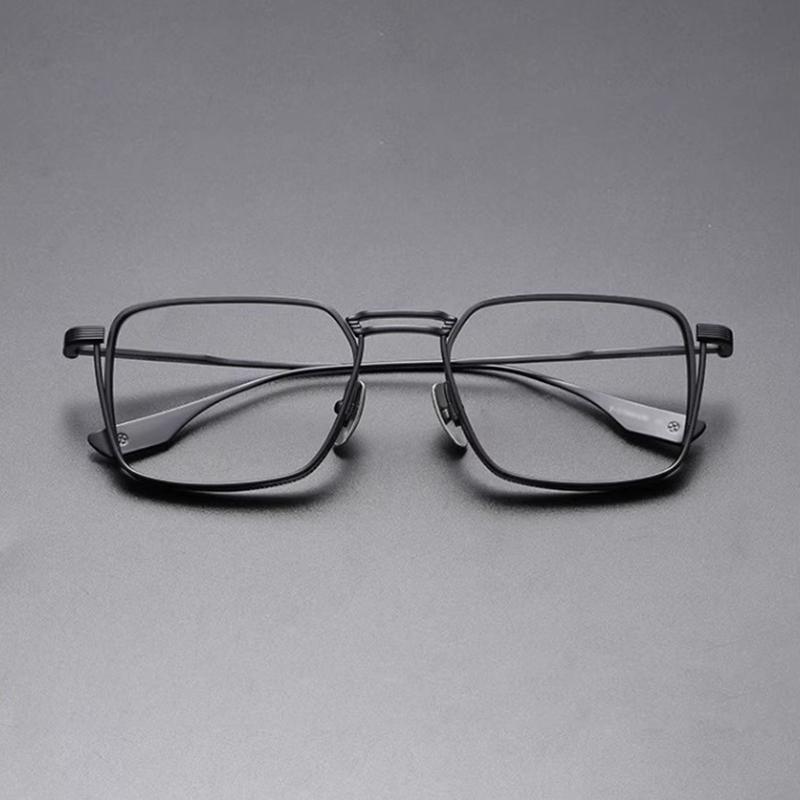 Classic Blue Ray Blocking Glasses Men Women Metal Square Anti-Blue Light Eyeglasses Ultralight Frame Eyewear