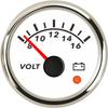 ELING Car Boat Yacht Truck Universal 52mm Voltmeter 8-16V 16-32V 9-32V Volt Gauge with 8 Colors Backlight and Alarm