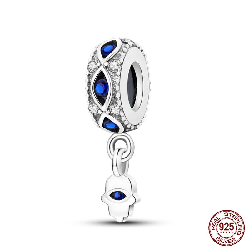 100% Copper Luminous Star Flower Butterfly Silicone Spacer Beads Fit Qikaola Original Bracelets Fine Diy Jewelry