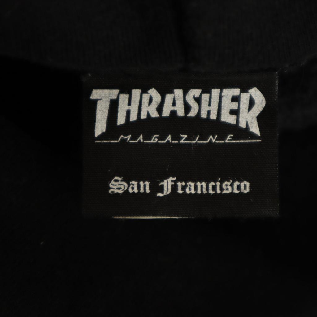 THRASHER Parker XL black Back brushed Men's Used