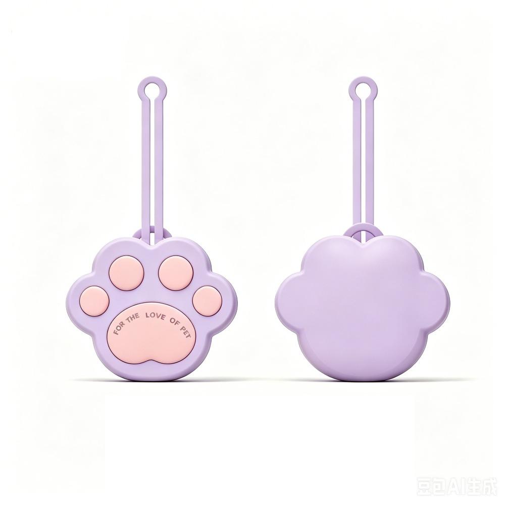 Cat Paw Shape Dog Treat Bag Silicone Puppy Pet Training Bag Portable Pet Snack Pouch Food Storage