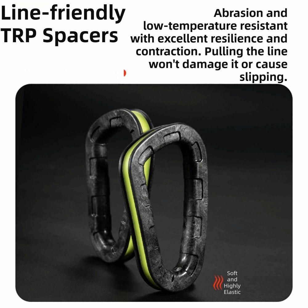 Wear Resist Carbon Bottom Cable Puller Non-Slip Design Nylon Cable Puller  Fishing Tools