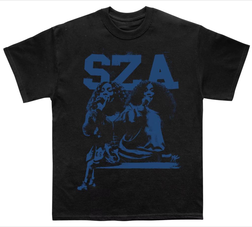Sza Lana Album Tričko Pánské a Dámské Bavlněná Trička Retro Hip Hop Sza Tričko Unisex Krátký Rukáv Streetwear Y2k Topy Pánské Oblečení