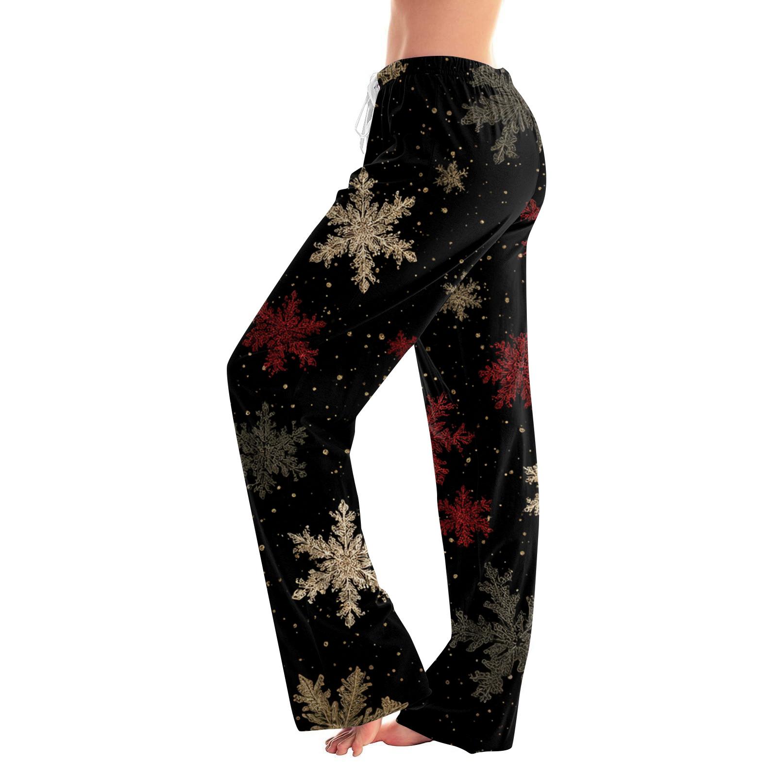 

Women s Fashion Loose Casual Printed Casual Pants XXL чорний