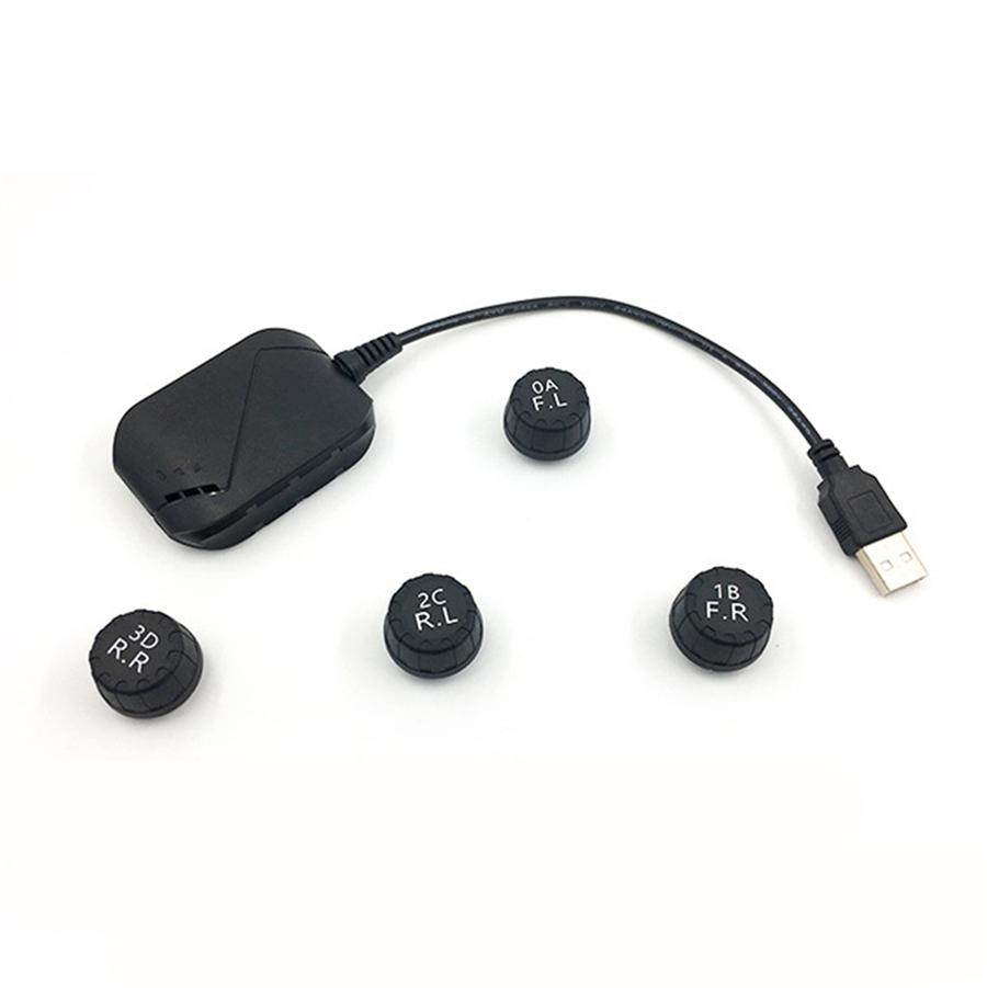 USB TPMS External Sensor Car Tire Pressure Monitoring System Fit Android Radio