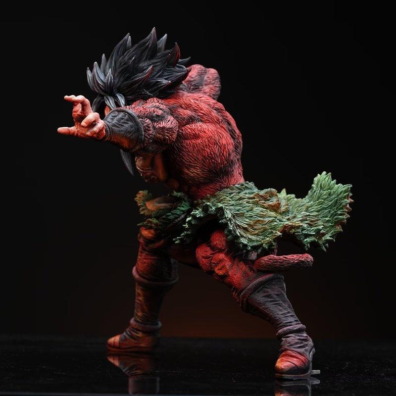 Dragon Ball Broli Super Saiyan 28cm Handmade Animation Character Model Statue Collectible Desktop Decoration Action Figure