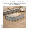 Large Under Bed Storage Box, Flat Foldable Clothes Organizer with Clear Lid, Dustproof and