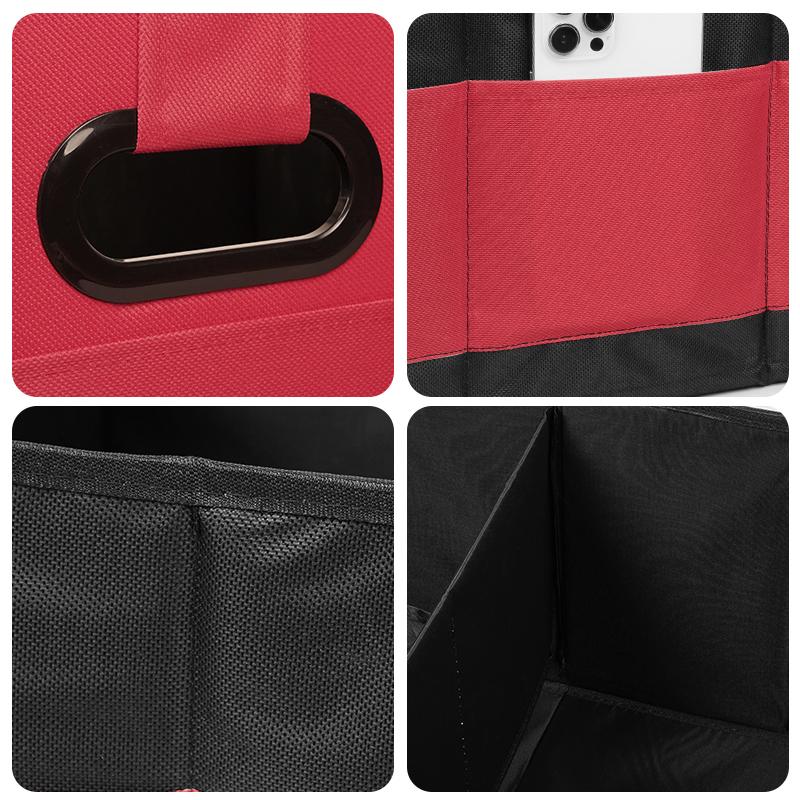 Large Capacity Foldable Car Badge Stickers Trunk Storage Box For Mercedes Benz A B C E G CLA W203 W204 C260 E300L A200L GLC300