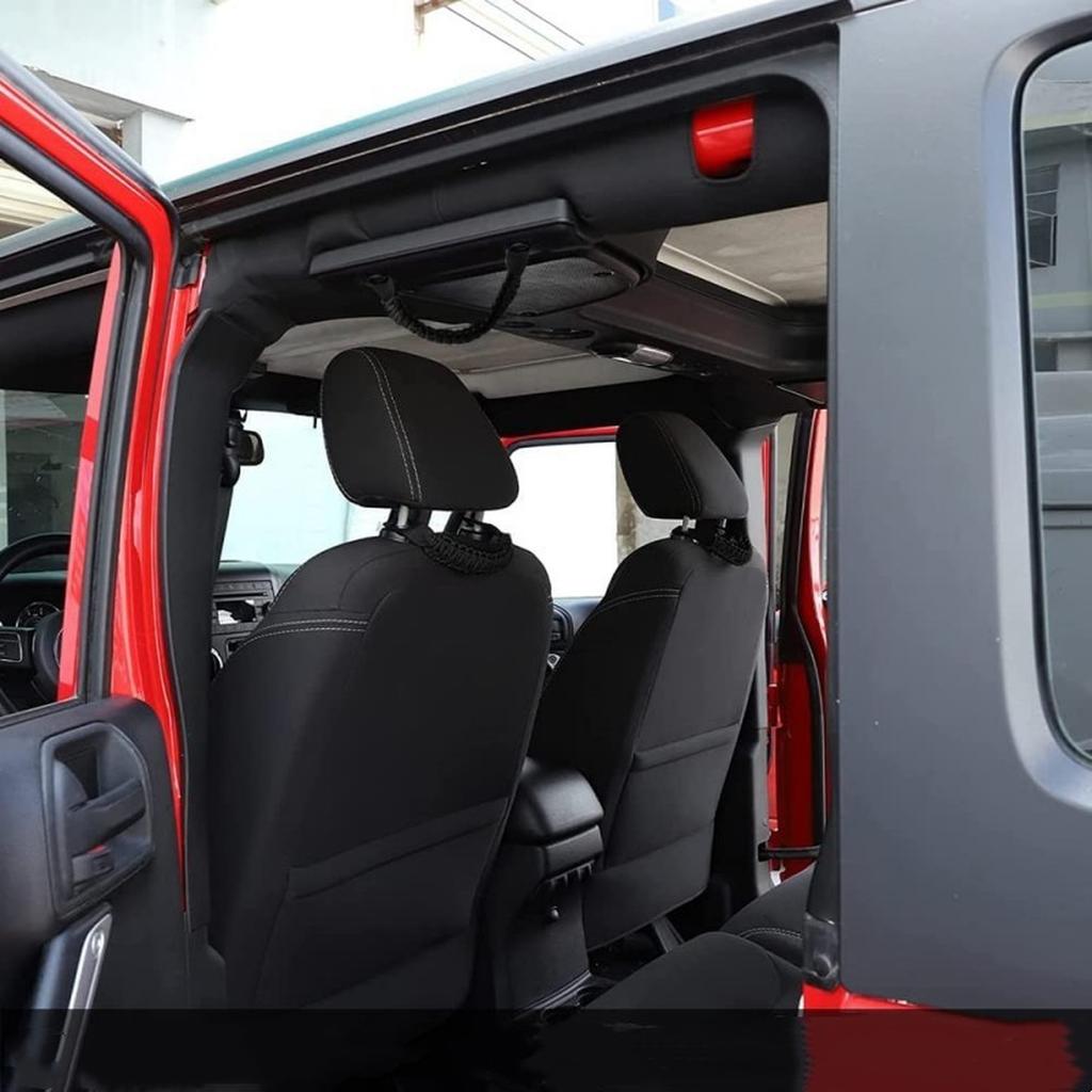 SHINEKA Auto Dachgriffe mit Loch Sitz Kopfstütze Griff Armlehne Für JK 2007-2017 Innenzubehör
