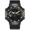 Men's Waterproof Outdoor Sports Smartwatch with Alarm, Stopwatch, Countdown, Multifunctional Student Model - Black Gold