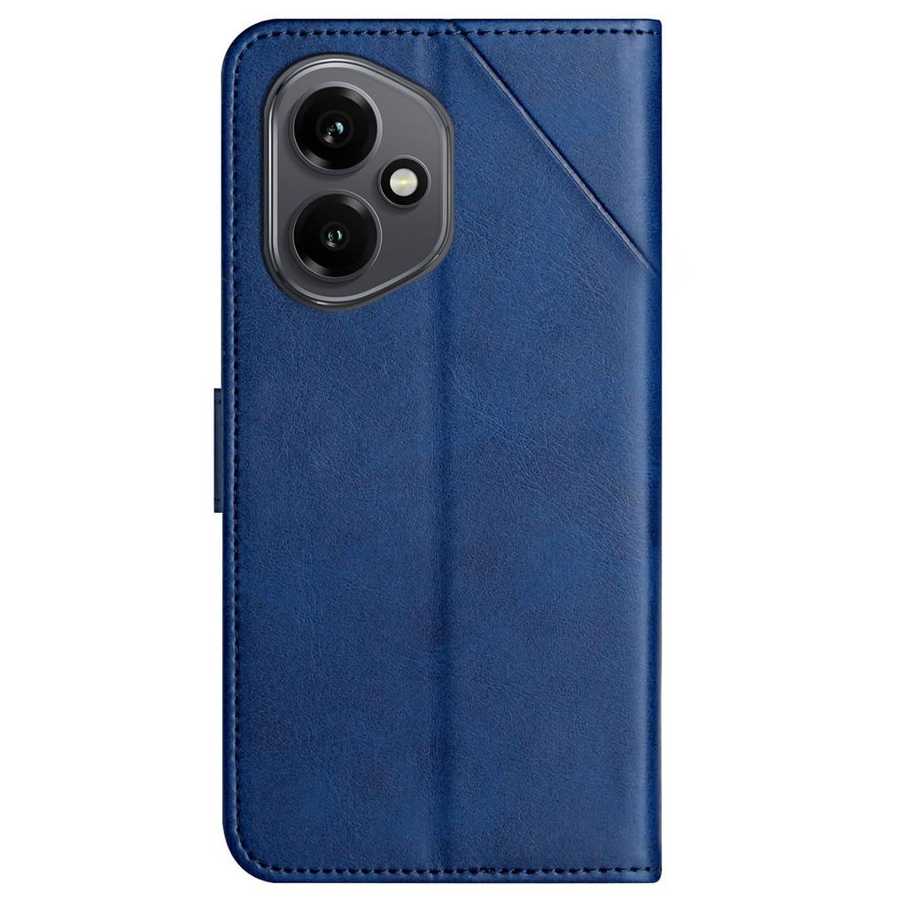 For Honor 400 5G (Global) Case Line Pattern Wallet Leather Phone Cover with Wrist Strap