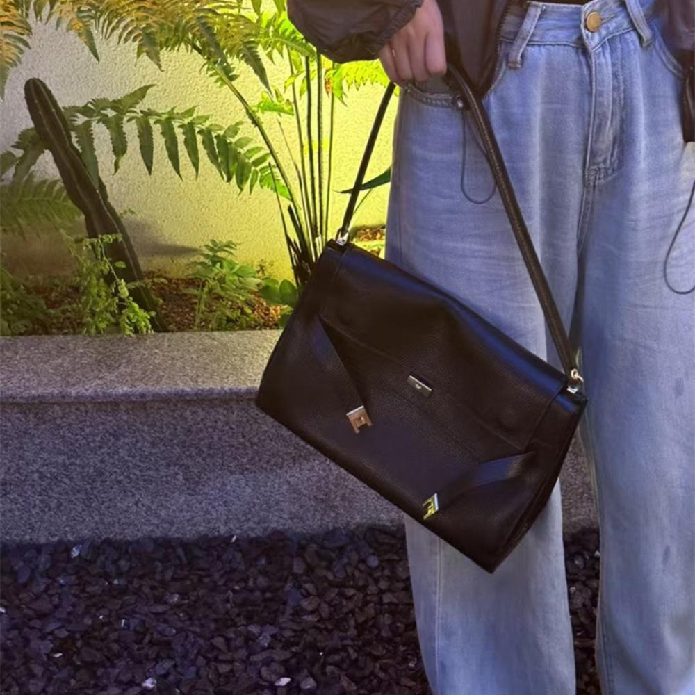 Høykvalitets utenrikshandel semsket damevesker, allsidige trend skinn damevesker, skulder messenger-vesker, store merker, Pingti grenseoverskridende